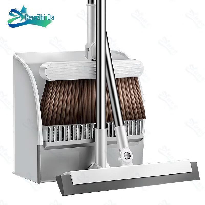 Renzhida Folding Broom and Dustpan Set
