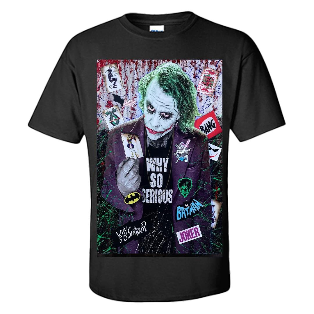 The Joker T Shirt Why So Serious? Joker Shirt Graphic Tee S-XXXL 2XL