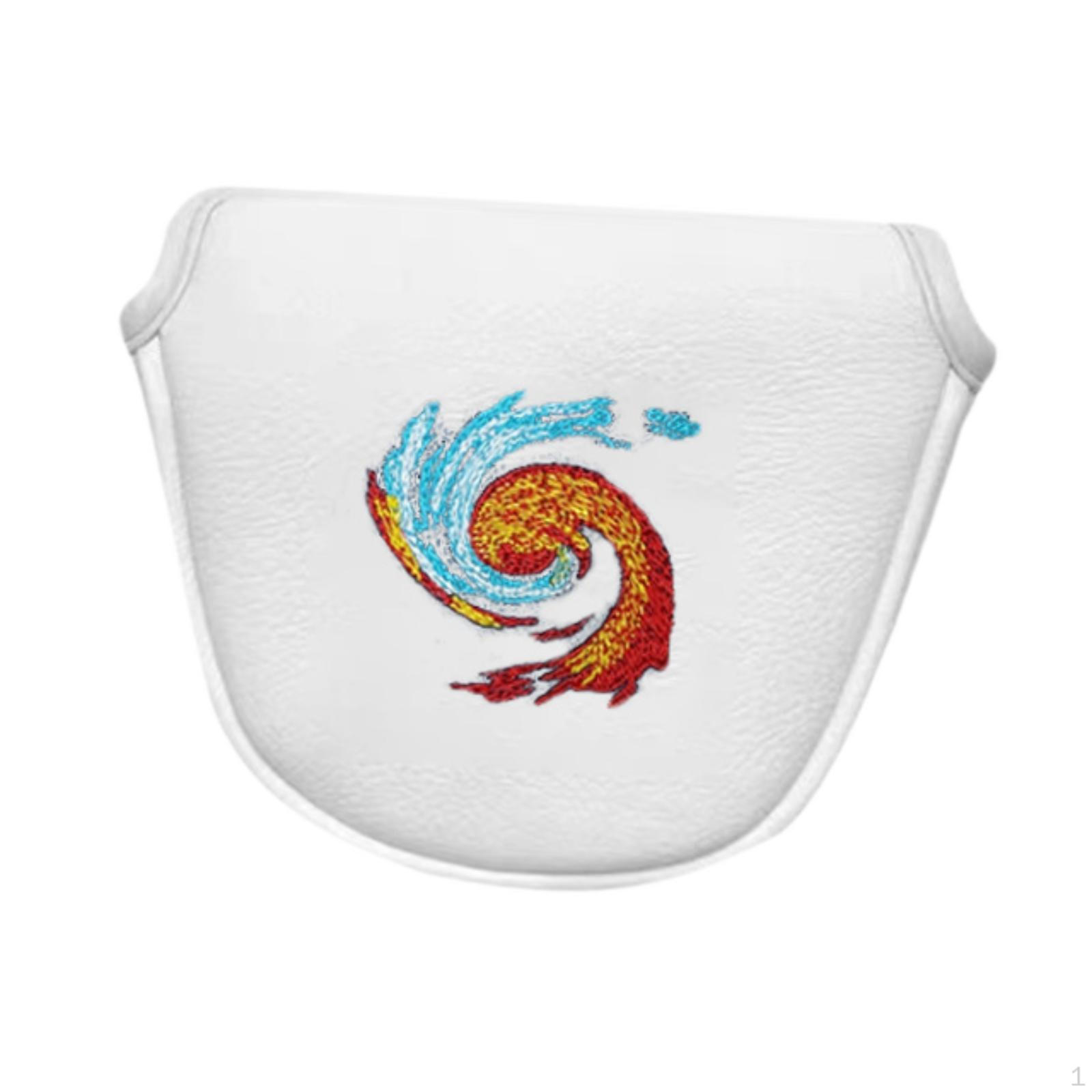 

Чехол для гольф-клюшки для большинства новичков, защитная мягкая подкладка, легко чистится белый