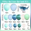 Ocean Theme Shark Aluminum Film Balloon Chain Birthday Party Decoration Prop Balloon