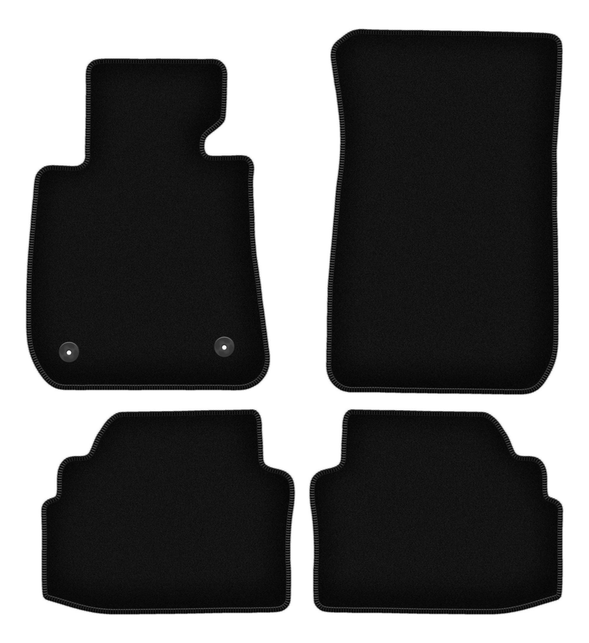BASIC black velour floor mats for: BMW 3 E92 coupe (2004-2011)