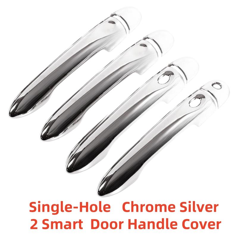 Carbon Car Accessory Door Handle Cover Trim Paste Style 2005 2006 2007 2008 2009 2010 2011 2012 Chrome For Renault Clio MK3