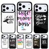 Wife Mom Boss Soft Phone Case for iPhone 17 Air 16e 15 14 13 Pro Max Back Cover for 12 11 Pro Coque