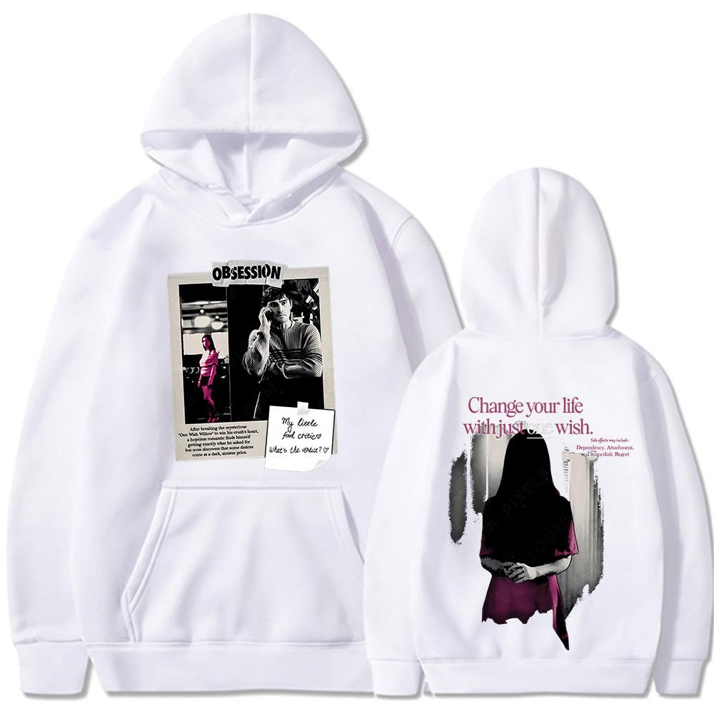 Movie Obsession One Wish Willow Hoodies Women Clothing Fashion Gothic Long Sleeves Oversized Hooded Sweatshirts Streetwear