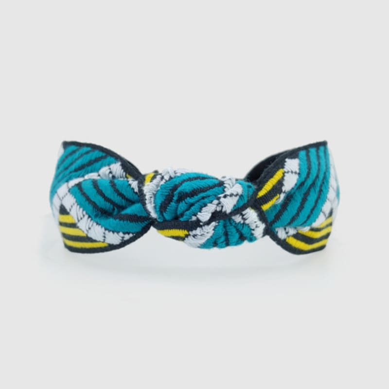 LALA Gitterknoten Haarband - Grün