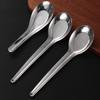 Changbaosen Stainless Steel Flat Bottom Soup Spoons