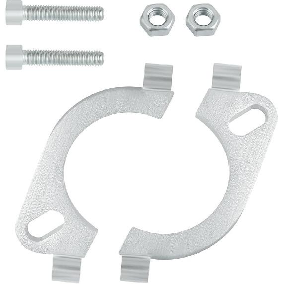 Ремонтный комплект фланца с разъемом 2,5 дюйма с 2 болтами, Комплект плоского овального фланца выхлопной системы из углеродистой стали для ремонта фланца выхлопной системы, Универсальное соединение фланца выхлопной системы 2 Inch