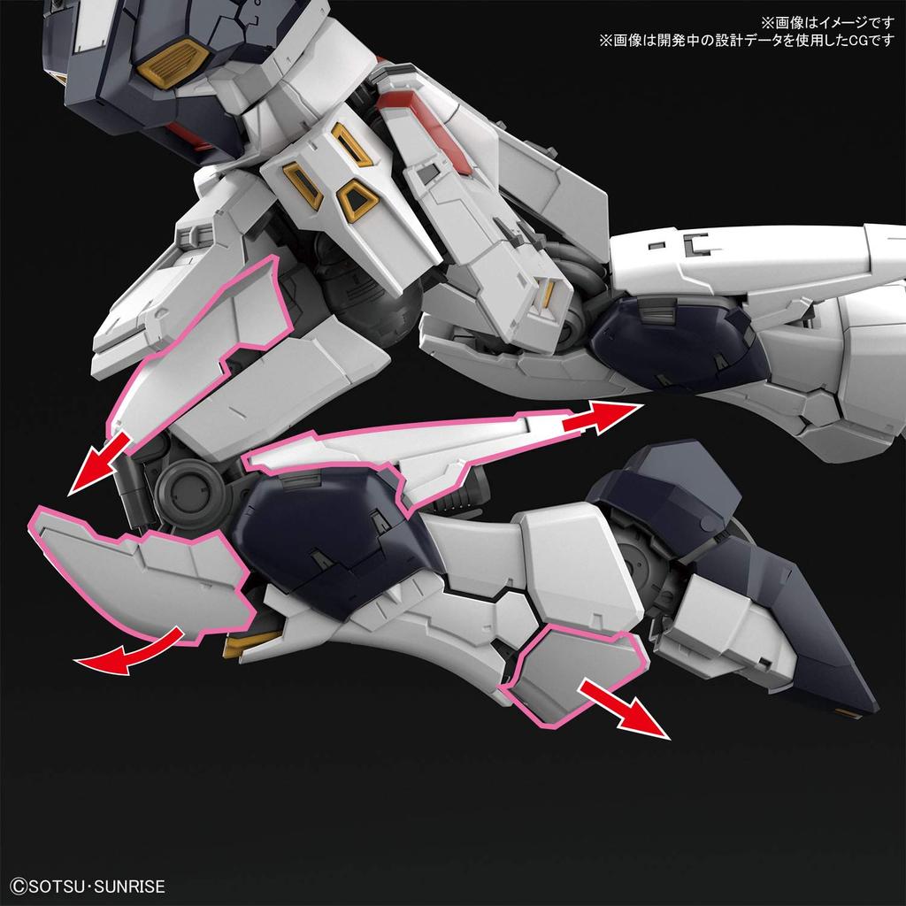 BANDAI SPIRITS RG Mobile Suit Gegenangriff Nu Gundam Maßstab Plastikmodell Gundam Char's 1/144 Vorlackiert