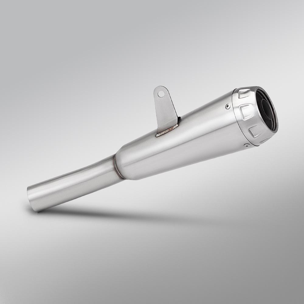ZX6R Motorcycle Mid and Rear Exhaust Pipe with AW30 Muffler - Integrated to Connect with Original Front Section