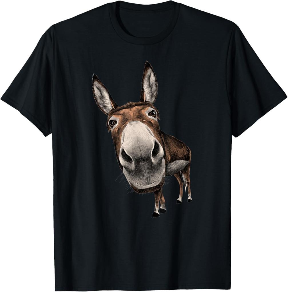 T-shirt amusant et sarcastique avec un âne