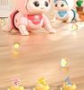 Electric Crawling Baby Doll with Sound: Head Lifting Training Toy for Early Education, 0-1 Year Olds, 6 Months+