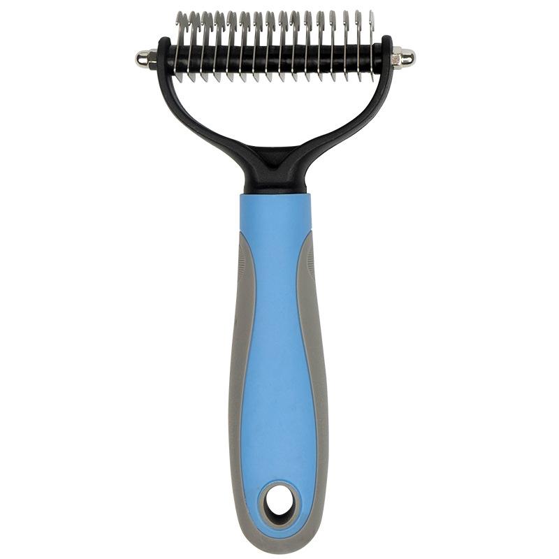 Universal stainless steel pet comb for dogs, detangling comb, cleaning comb, hair remover, cat grooming comb supplies