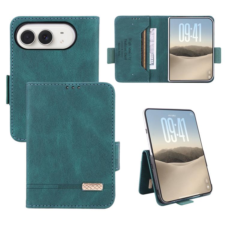 Magnetic Clasp Leather Phone Case