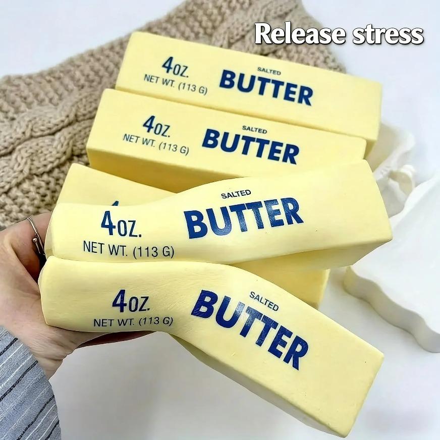 Super Soft Squishy Butter Stick Stress Toy Slow Rising Sensory Fidget for Teens Non Toxic Party Favors Christmas Birthday Gifts