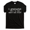 Unisex Graduation Graphic T‑Shirt I Graduated Slogan Print Casual Short Sleeve Tee Graduation Gift Daily Wear Top