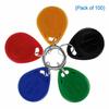 Badge RFID - Libo Smart Home - ID100-Random - 100 Pièces - Couleurs Variées - Lecture Seule