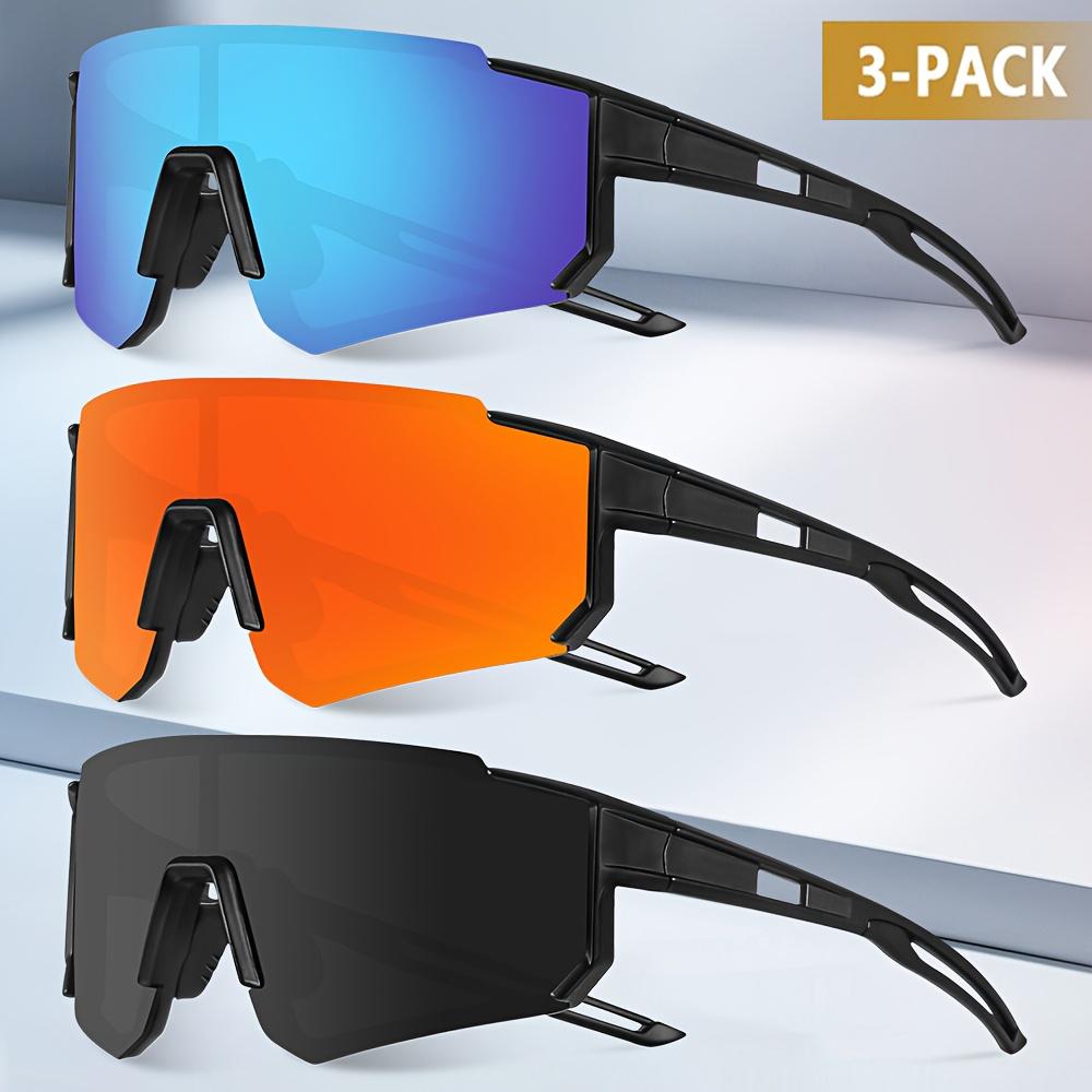 1/3PCS Oversize Outdoor Cycling Sunglasses Men Women Driving Bike Glasses Bicycle Sports Climbing Protective UV400 Goggles