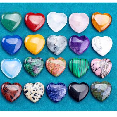 "2CM Natural Peach Heart Love Stone Craft: Birthday, Home Decoration"