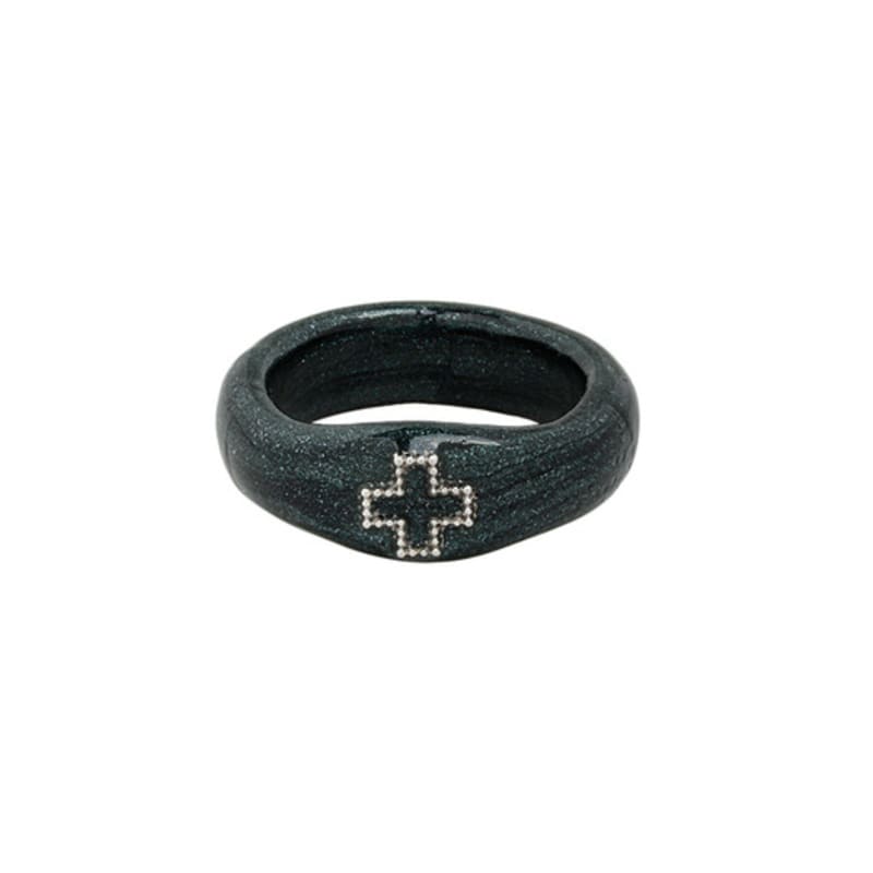 Nff Bold Cross Ring
