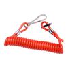 Outboard Engine Motor Kill Stop Switch Safety Tether Lanyard Cord Fit for Yamaha Red Nylon