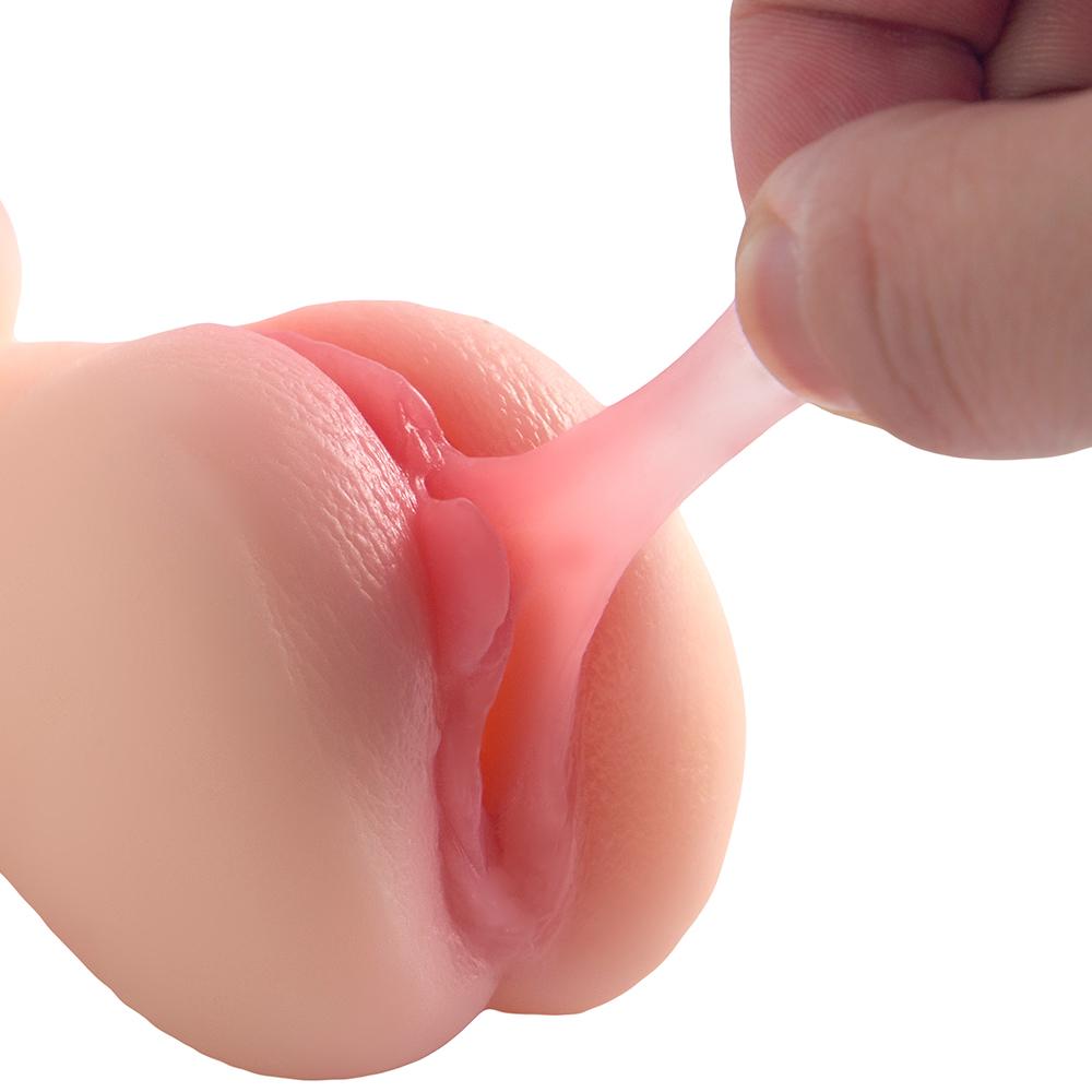 Male Masturbators Adult Sex Toys with 3D Realistic Textured Pocket Pussy and Tight Anus Sex Stroker