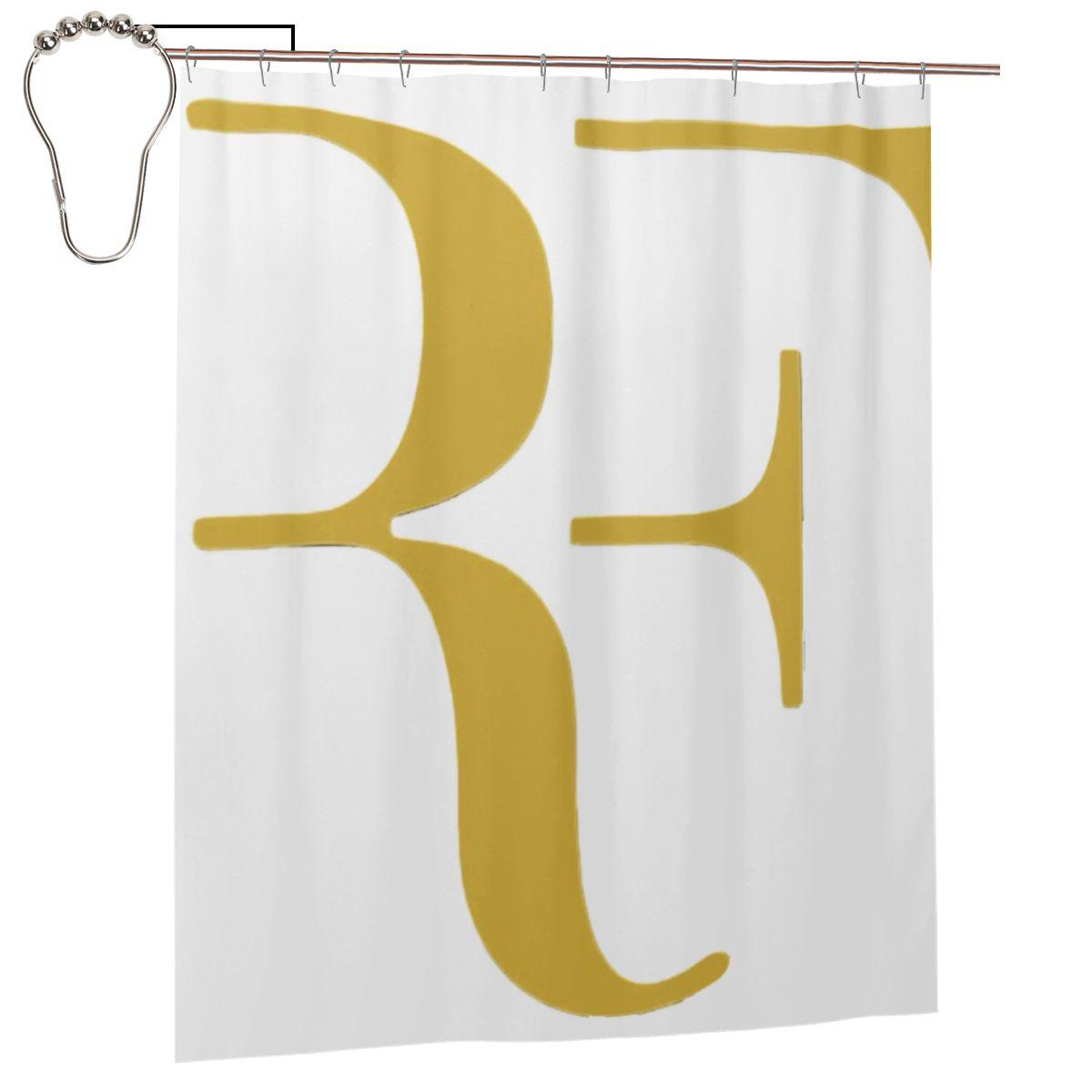 

Roger Federer Shower Curtain Bathroom Polyester Waterproof Bath Curtains With Hooks W60H190(CM)-1 Pcs