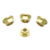 Brass Hex Flange Nut with Copper Washer Cap, Sizes M4-M12