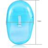Ear Shield for Hairdresser, 2 Pcs Blue Ear Cover Shield Smudge-Proof Plastic Protector Protects Earmuffs from Dyeing, for Hairdressers and Hair Color
