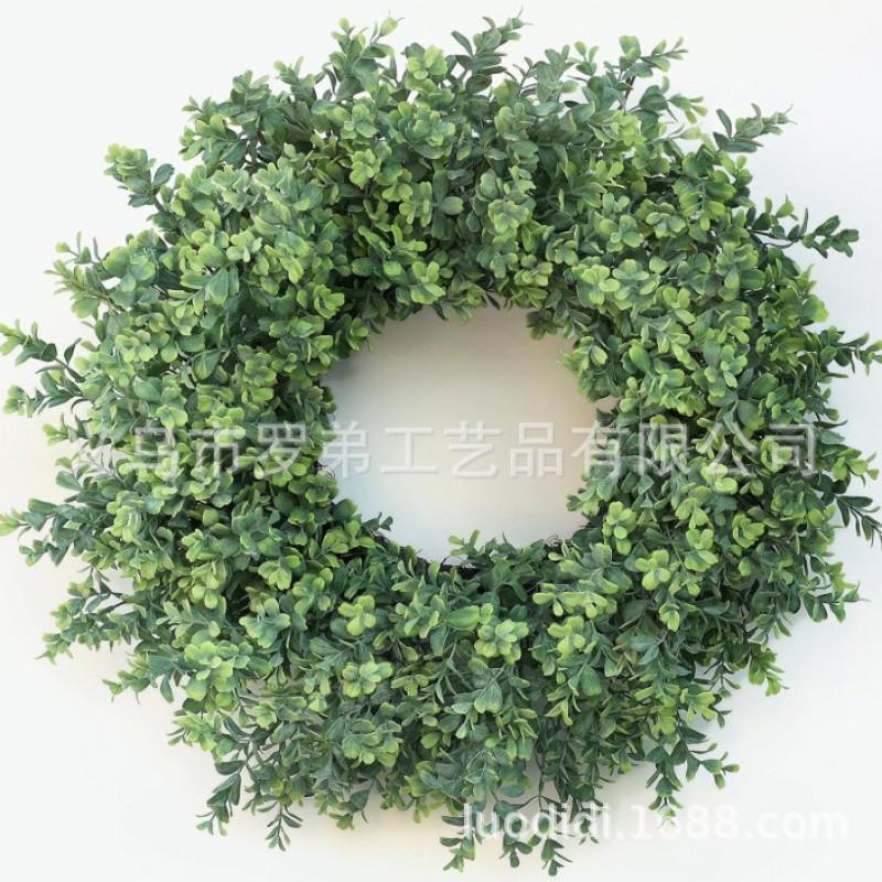 Artificial Flower Wreath Easter Valentines Day Decor Hotel Restaurant Door Hanging Decoration