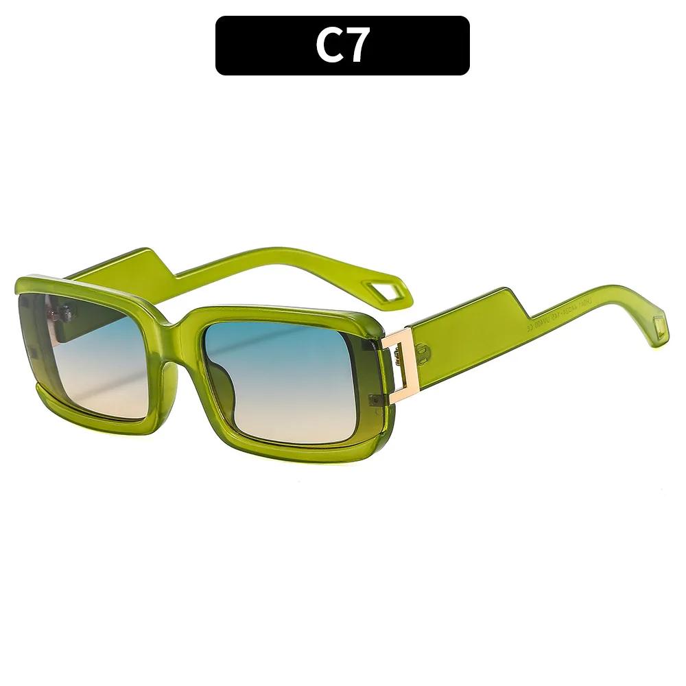 Latest High Quality Female Stylish Sun Eyewear Square Retro Sunglasses Male Retro Black Outdoor Travel Mirror Oculos De Sol