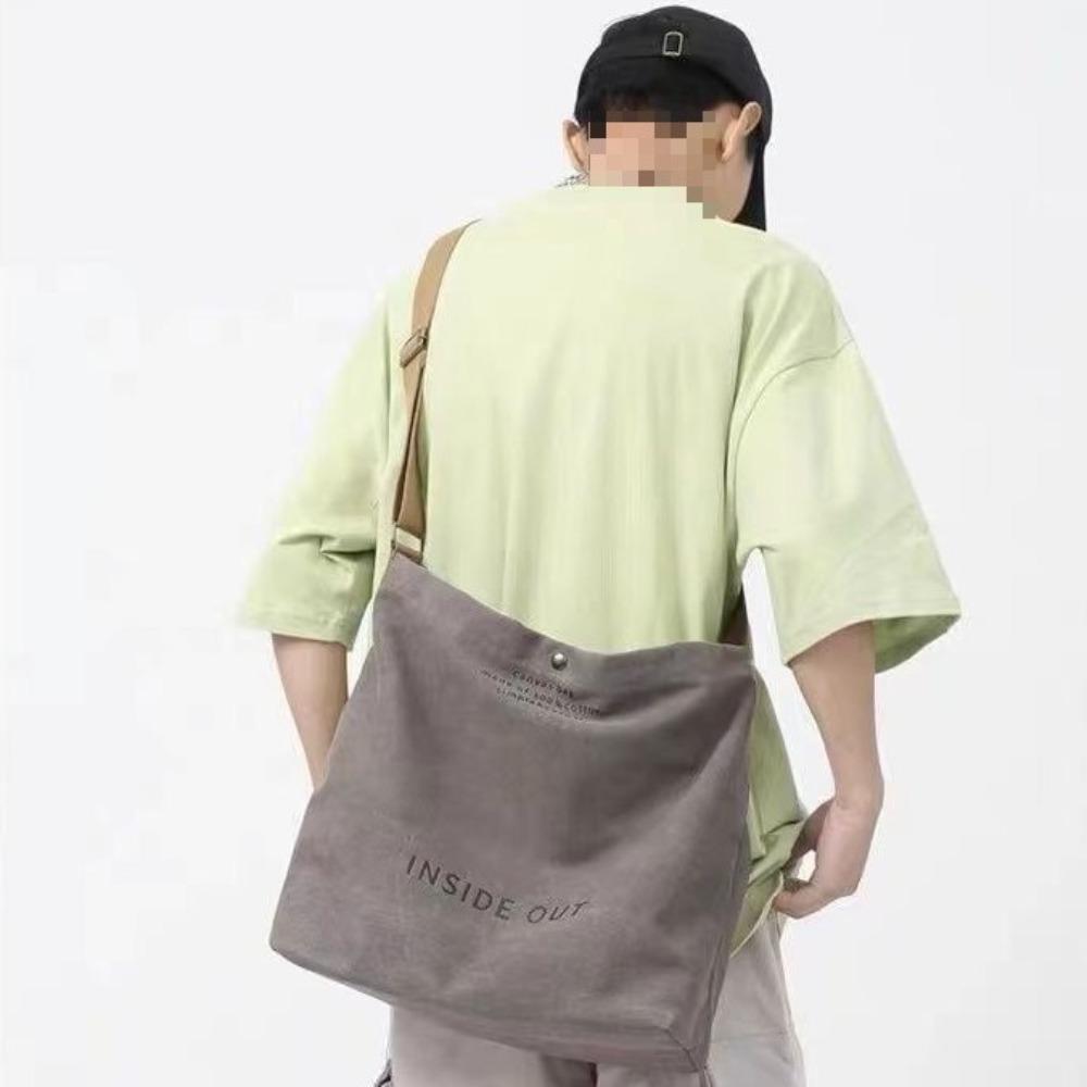 High Quality Canvas Shoulder Tote Bag Large Capacity Zipper Students Book Bag Casual Solid Color Handbags for Women Girls