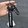 For BMW M Sport X1 X3 X4 X5 Car Keychain Motorsport Racing Style Lanyard Key Holder Durable Nylon Strap Key Chain Auto Accessory vhfn50