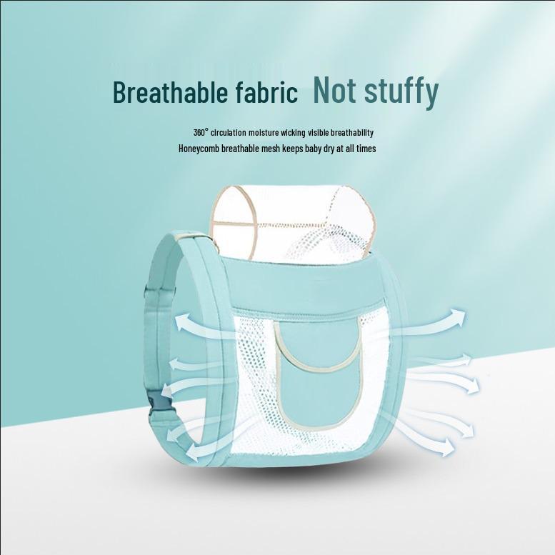 

Многофункциональная переноска для ребенка с поясным сиденьем для ношения спереди и сзади изумрудный