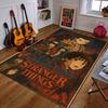 "Stranger Things Anime Style Poster" Patterned Carpet a Non Slip Rug Suitable for All Seasons and Any Setting, Gift