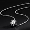 New necklace men's trendy design accessories high-end small waist titanium steel versatile niche trendy brand pendant accessories women