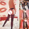 Sexy Mens Pantyhose Bottoms Breathable Fishnet Garters