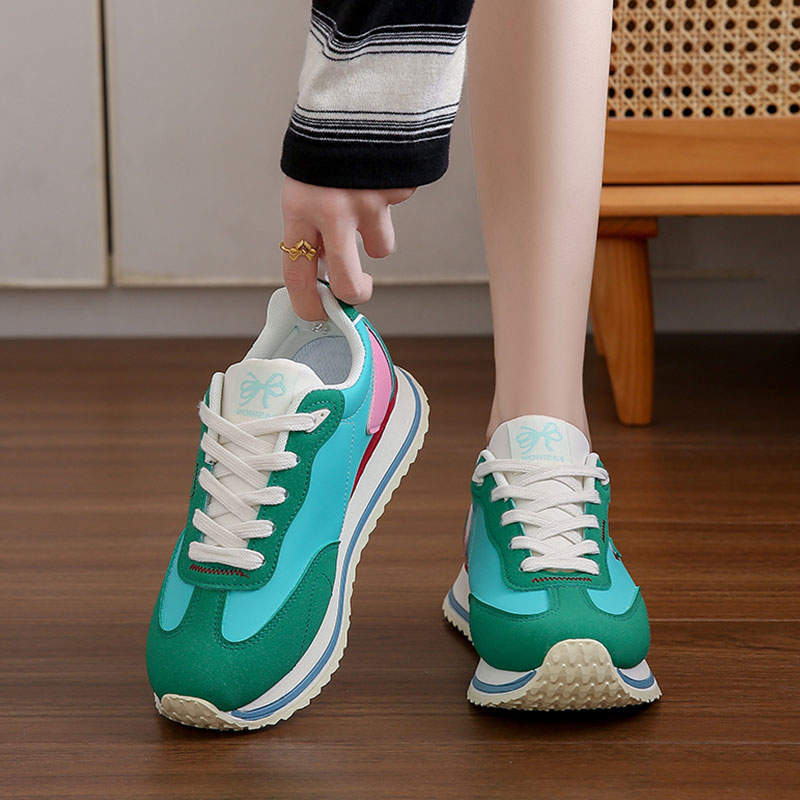 Platform-soled Forrest Gump shoes women's 2025 new autumn lace-up versatile casual sports German training dopamine dad shoes running shoes