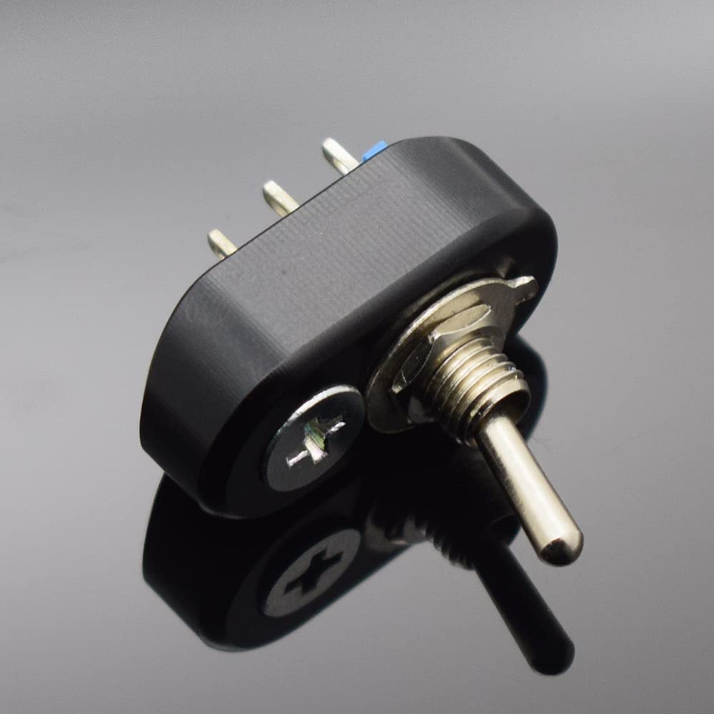

Micro Handle Switch Single Black Toggle Switch for 22.2mm ON-OFF-ON Mini Switch Monkey Ape Grom VTR250 FTR223 TW225 SR400 V-MAX Glass Tracker Vol