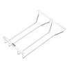 Dianoo Wine Glass Rack, Under Cabinet, 304 Stainless Steel Wine Glass Holder, Stemmed Glass Rack, Bar Kitchen Storage, 30cm, 2 Rows