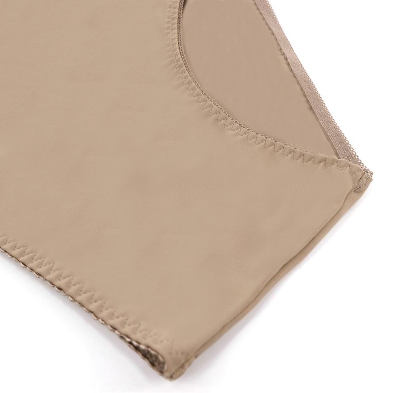 Höschen mit hoher Taille für Damen, Unterwäsche, Damen, günstige Slips, spurlose, dünne Satin-Höschen, L 0XL