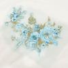 Bride Dress Wedding DIY 3D Appliques Lace Fabrics Patch Flowers Beaded Fabrics Embroidery Applique