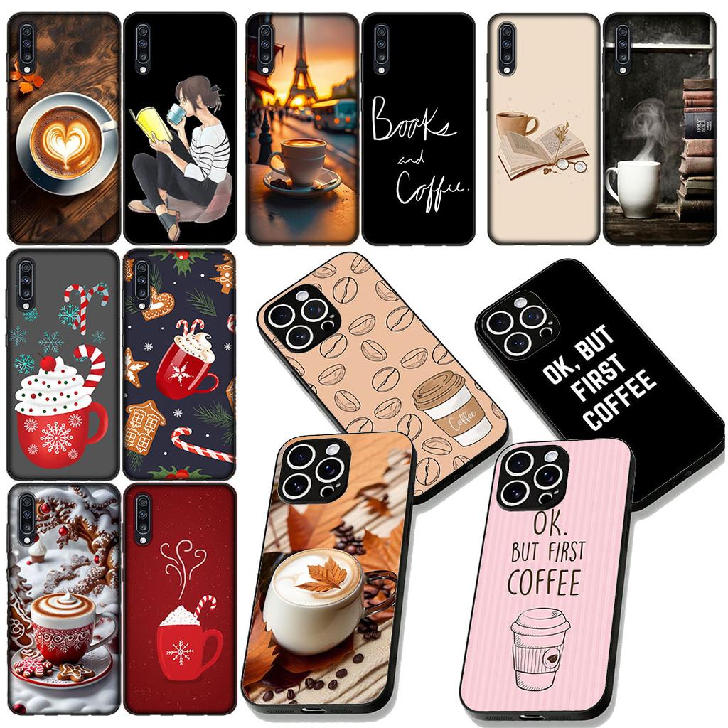 OK But First Coffee Book Phone Case for Apple iPhone 12 13 Mini XS 11 Pro Max 7 8 Plus + XR 8+ X SE 2020 SE3 Cover Casing