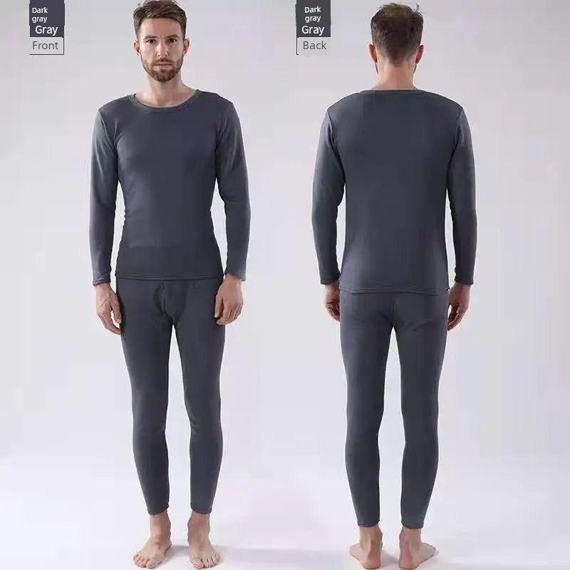 

Men s Thermal Underwear Long Johns For Male Wint Dark Grey XL