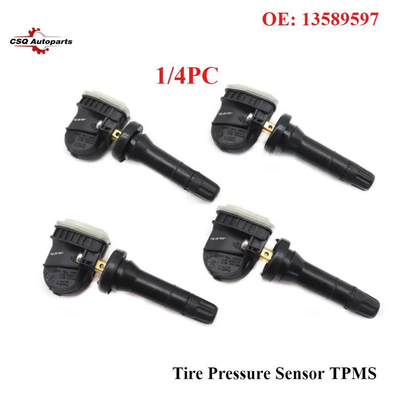 

1/4PCS 13589597 Tire Pressure Sensor For Buick Enclave Cadillac CTS DTS SRX Chevy Avalanche Silverado Impala Malibu GMC Acadia 1PCS