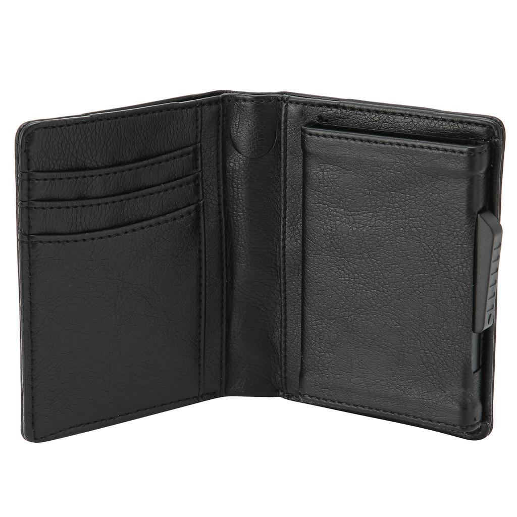 Business Name Card Holder Leather Multi Card Case Bag Wallet for Men and Women GiftBlack x‑54#