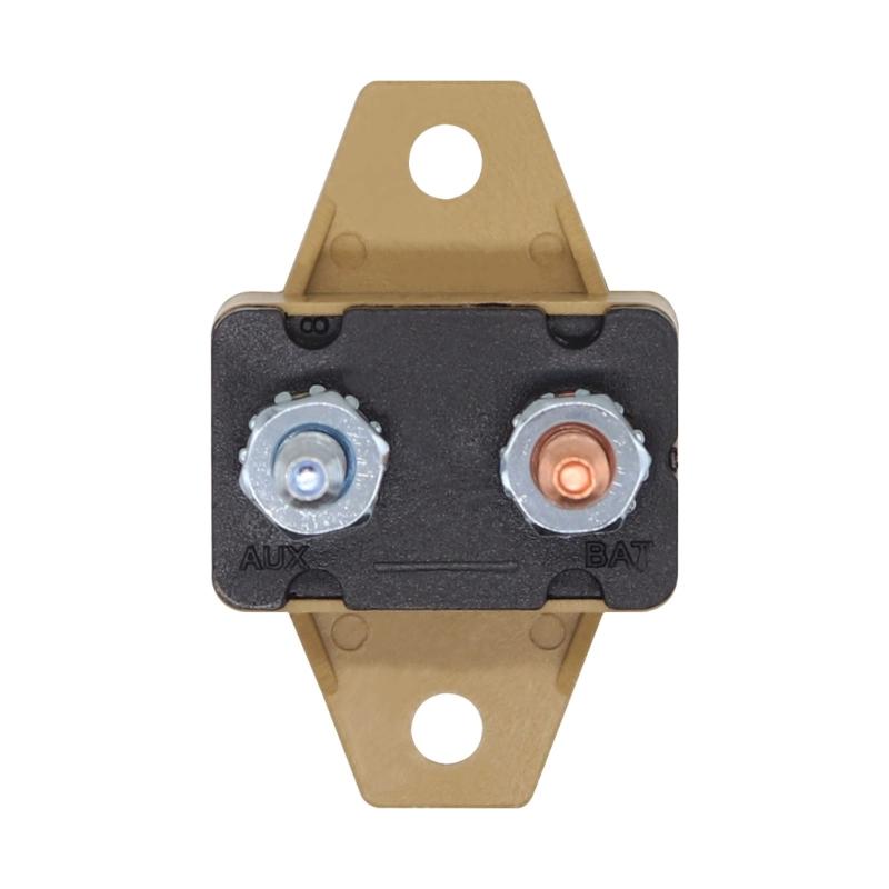 Auto Reset Breakers Overcurrent Protector 5A 12/24V Applications Plastic Winged Mounting Base With #10-32 Bolt Mounting