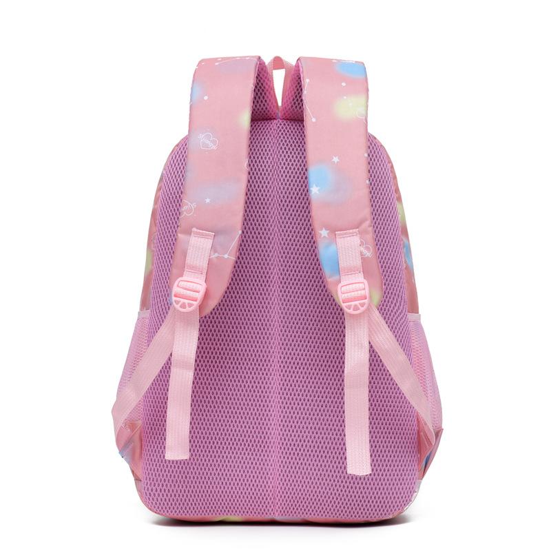 Cartoon Backpack Lightweight Ergonomic Large Capacity School Bag for Elementary Girls Kids Cute Travel Pack