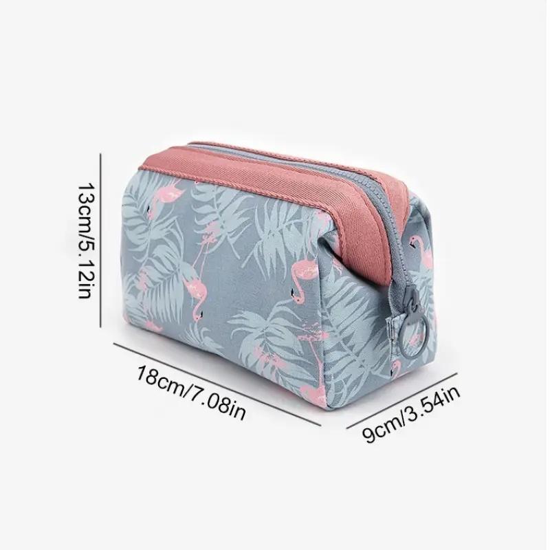 Women's Makeup Bag Flamingo Travel Essentials Toiletry Storage Bag Portable Cosmetic Bag Large Capacity Organizer Storage Bag