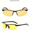 1pc/2pcs Driving Night Vision Glasses for Men Women, Drivers Semi Rimless Fashion Eyeglasses