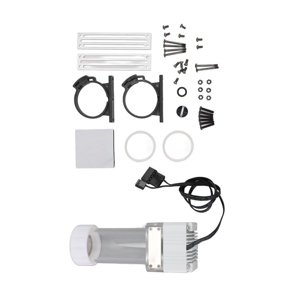 Water Cooling Pump Tank 30 Mesh Filter Mesh Sine Wave Drive 125ml Capacity G1 4 Water Pump Tank for Water Cooling